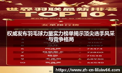 权威发布羽毛球力量实力榜单揭示顶尖选手风采与竞争格局